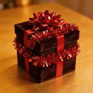 Ruban imprimé en plastique durable personnalisé, rayures gaufrées bicolores, 200 cm x 9 cm de largeur, décorations de Noël, fêtes - Product Image 4