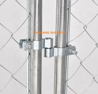 Vente flash : Cage pour chien en acier 4x4x2.2m pour usage extérieur