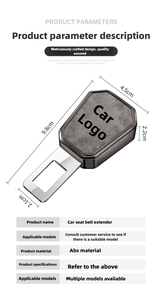 Extensor de Cinturón de Seguridad para Auto con Logotipo Personalizado, Compatible con la Ranura Original del Cinturón de Seguridad, para Todos los Modelos de Auto - Product Image 6