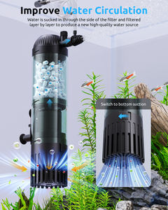 SEAOURA SR-701L 수족관 필터 생화학 여과 강력한 펌프 잠수정 내부 어항 필터 대형 탱크 연못 - Product Image 3