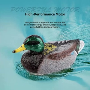 Huvelon - Barco de Control Remoto Eléctrico de <span class=keywords><strong>2</strong></span>.4GHz con Forma de Pato Mallard para Jugar en el Agua - Product Image 4