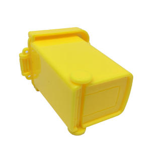 ถังขยะของเล่นพลาสติกแบบเปิดด้านบน รูปทรงบ้านตุ๊กตา ขนาดเล็ก เป็นมิตรกับสิ่งแวดล้อม สำหรับใช้งานกลางแจ้ง รับผลิตตามแบบที่ต้องการ - Product Image 2