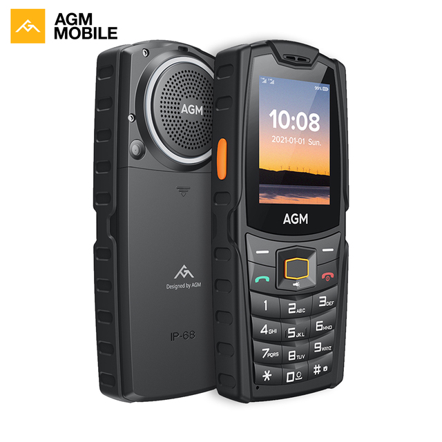 [Factory] AGM M6  2m Drop Proof T107 Big Button Phone for Seniors Phone Keypad 4g Feature Phone