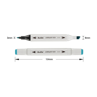 Touchfive — ensemble de marqueurs pour croquis à l'alcool, double pointe, 30 paquets, stylo marqueur, 168 couleurs disponibles