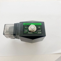Vanne solénoïde électrique haute pression Hoyan PG-M03 40 bars NC, compatible AC 380V 220V 110V 24V DC 24V 12V pour eau, air et gaz