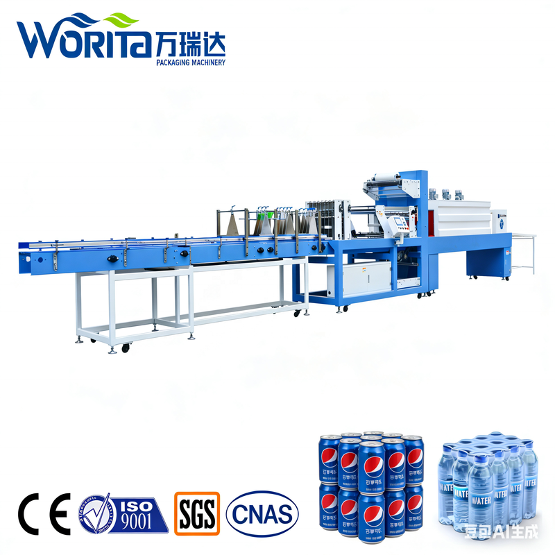 Bottle Shrink Wrap Packing Machine Heat