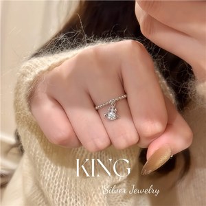 Anillo de Plata de Ley S925 Saturn Fantasy con Corona de Circonita para Mujer, Uso Diario - Product Image 3