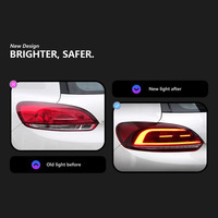 Conjunto de Luces Traseras LED XUNBAI para Volkswagen Scirocco R 2009-2017, Señal de Giro Dinámica, Luz de Freno, Luz Trasera DRL, Actualización de Lámpara Trasera