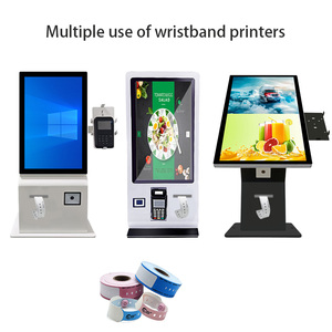 Chiosco Automatico con Doppio Schermo da 32 Pollici per Ordinazioni Self-Service, Pagamento con Carta di Credito e Biglietti per Ristoranti - Product Image 2