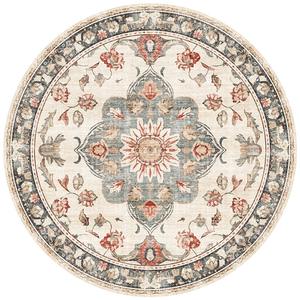 พรมกลมแคชเมียร์อย่างดี ทันสมัย ​​เรียบง่าย ไม่ลื่นห้องนั่งเล่นห้องนอนพรมปูพื้นลายดอกไม้พรมตกแต่งระดับไฮเอนด์ - Product Image 4