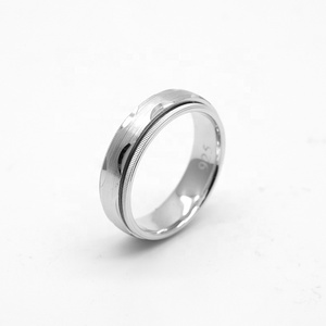 Spot Anxiety Relief <strong>Spin</strong> <strong>Ring</strong> 925 Sterling Silver Men's Charm <strong>Ring</strong> - Product Image 5