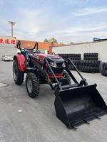 Mesin Pemotong Rumput Mini 4x4 Kompak, Tangguh, Handal, Efisien, Alat Pertanian Serbaguna, Traktor Pertanian Roda Kecil