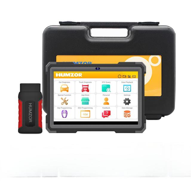 Professional Heavy Duty 12-24V OBD2 Scanner Code Reader Full System Diagnostic Key Programming for Cars Trucks Android