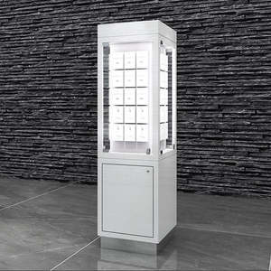 Đồ trang sức xoay hiển thị đồ trang sức hiện đại bông tai vòng cổ sàn đứng đồ trang sức cửa hàng thiết kế nội thất cho trung tâm - Product Image 3