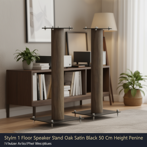 Soporte para caja de pavimento STYLUM 1 Roble satinado y Negro NORSTY1BKS (50cm) - Product Image 3