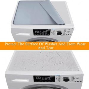 Protecteur de dessus pour lave-linge et sèche-linge, tapis en silicone imperméable et lavable pour la protection supérieure des machines à laver et à sécher - Product Image 2