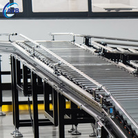 Convoyeur de chargement personnalisé en usine, convoyeur de chargement et de déchargement flexible rétractable, ligne de convoyage extensible à rouleaux