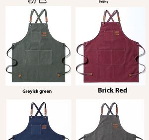Delantales de Lona Personalizables con Logotipos para Cafeterías, Restaurantes, Salones de Uñas, Floristerías y Granjas - Product Image 2
