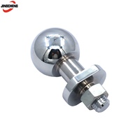 Adaptateur de boule de remorquage à col de cygne de 2-5/16 pouces pour attelage de tracteur-remorque