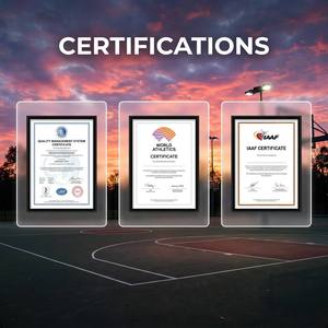 Dalles de terrain de basket-ball emboîtables certifiées FIBA, écologiques, à absorption des chocs, à rebond élevé et résistantes à l'usure pour les écoles - Product Image 6