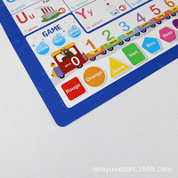Tabla de Sonidos del Alfabeto Francés para Exportación, Póster Educativo para Niños, Material Didáctico para Estudiantes Extranjeros