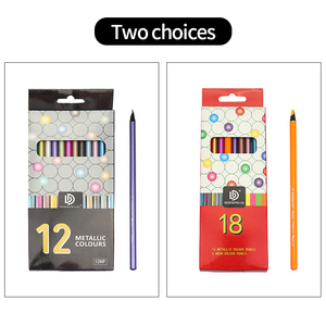 DEDEDEPRAISE Crayons de <span class=keywords><strong>couleur</strong></span> métalliques de haute qualité, 12 couleurs, 12MP, très vendus - Product Image 2