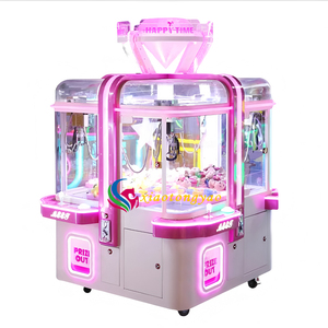 Factory Sale Multiplayer Coin Operated <b>Amusement</b> Commercial Toy Crane Claw <b>Machine</b> with Metal Case 350W 220V for Shopping Mall - Product Image 4