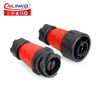 Connecteur de câble d'alimentation CNLINKO étanche mâle-femelle M24 2 broches