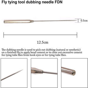 Kit d'outils de fixation pour la pêche à la mouche, bobines, pince à hacher antidérapante, ciseaux, fouet, finisseur, aiguille de doublage, vente en gros - Product Image 5