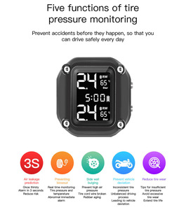 Hệ Thống Giám Sát Áp Suất Lốp Xe Máy Báo Động Nhấp Nháy Chống Nước <span class=keywords><strong>TPMS</strong></span> Động Cơ - Product Image 5