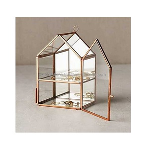 Brass & Glass Jewellery Decorative box