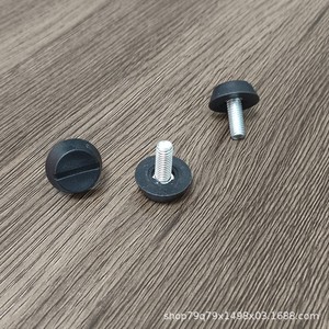 Adjustable Feet Pads M6 20mm <b>Plastic</b> Furniture Leg Protection For Tables Chairs <b>Shelves</b> Coffee Tables - Product Image 3