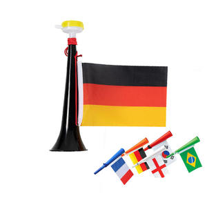 2024 chất lượng cao Trận Đấu Bóng Đá Khuyến Mãi Cổ Vũ Fan nhựa không khí Vuvuzela sừng với biểu tượng tùy chỉnh - Product Image 1