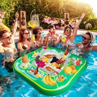 Nouvelle table flottante gonflable en PVC épaissi portable