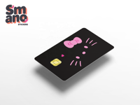 Vinilos Decorativos Smano Premium de 0.22mm, Resistentes a los Arañazos e Impermeables, Personalizados para Promoción Empresarial, Adhesivos Personalizados para Tarjetas de Crédito