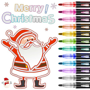 Año Nuevo 2017 doble línea contorno arte marcador explosiones sueño 36 Color conjunto DIY mano cuenta plástico doble Color resaltador - Product Image 2