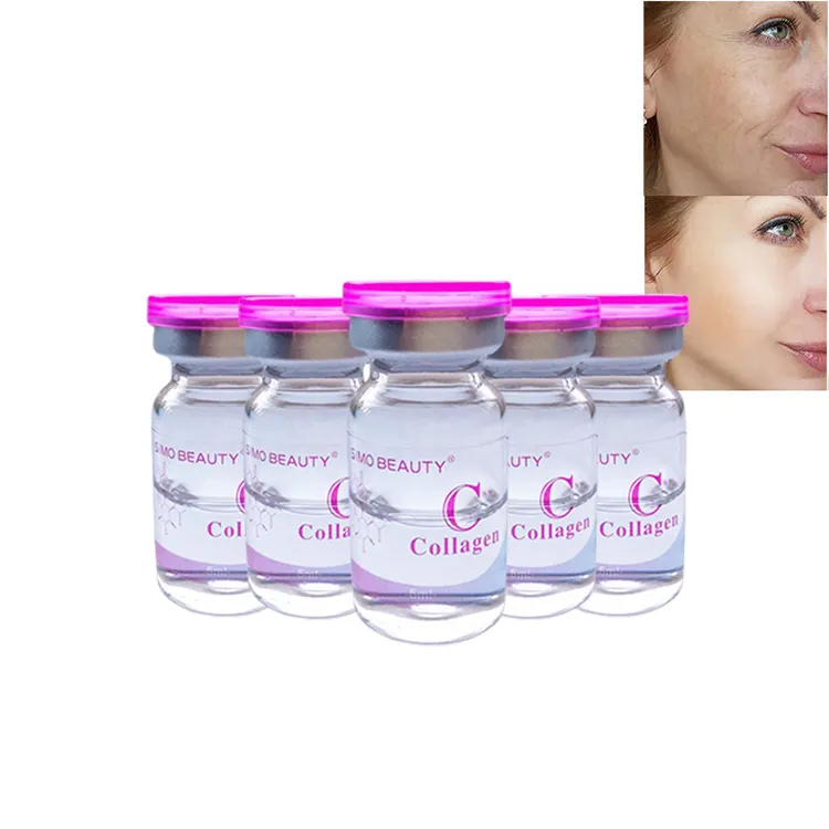 Peptides de collagène pour la solution de mésothérapie de la peau sérum de collagène pour le visage sérum d'acide hyaluronique