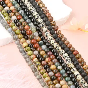 Perline sciolte di perle di ametista a croce trasparente con pietre preziose all'ingrosso per la produzione di braccialetti sfusi