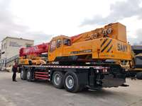 Camion-grue d'occasion 2020-2023, Grue mobile Sany d'occasion, Grue de camion d'occasion 80 tonnes avec moteur d'origine