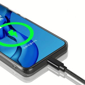 6ft 2M 60W USB <b>C</b> <b>to</b> USB <b>C</b> Fast Charger <b>Cable</b> Braided Nylon Jacket for Mobile Phone <b>Type</b> <b>C</b> Charger <b>Cable</b> - Product Image 4