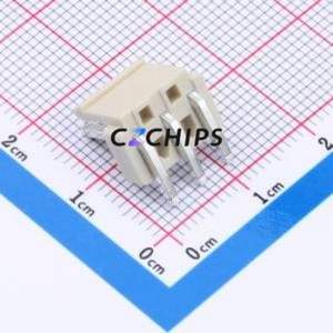 BX-VH3.96-3PWZ-GW Wire-to-Board Pin Header Bent Lead Through Hole,P=3.96mm Connector 1x3P 3.96mm Right Angle Insert VH - Product Image 2