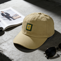 Casquette de baseball unisexe non structurée à 6 panneaux en tissu Oxford de haute qualité, avec logo brodé 3D personnalisé et ajustable