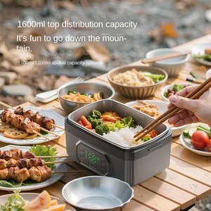 Grande capacità ricaricabile portatile elettrico <span class=keywords><strong>pranzo</strong></span> scatola di riscaldamento senza fili e senza acqua per gli studenti e gli impiegati pasti - Product Image 2