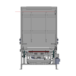Transportador de Cadena de Acero Inoxidable/Aleación de Aluminio Personalizable, Apilable, de Triple Hilo, Capacidad de 1 Tonelada, 0.37kW/0.75kW, ODM - Product Image 3