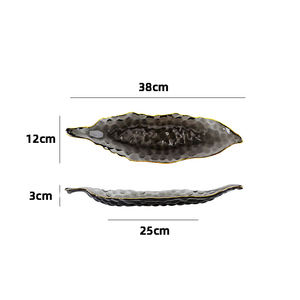 <span class=keywords><strong>Assiette</strong></span> <span class=keywords><strong>de</strong></span> poisson décorative irrégulière en cristal <span class=keywords><strong>de</strong></span> <span class=keywords><strong>pois</strong></span> verts avec bordure dorée pour la décoration <span class=keywords><strong>de</strong></span> la maison plateaux d'affichage <span class=keywords><strong>de</strong></span> service <span class=keywords><strong>de</strong></span> nourriture <span class=keywords><strong>de</strong></span> Sushi <span class=keywords><strong>de</strong></span> fruits - Product Image 6