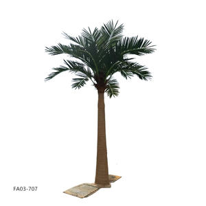 Grand cocotier artificiel en fibre de verre résistant aux UV personnalisable, palmier simulé pour la décoration de <span class=keywords><strong>villa</strong></span> d'hôtel - Product Image 5
