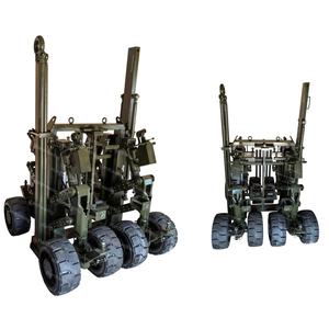 Remolque de contenedor de envío de carga automática, ruedas de plataforma rodante de contenedor de envío ISO, 2 unidades - Product Image 1