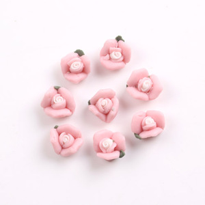 TSZS, venta al por mayor, 1000 unidades/bolsa, a granel, 8mm, flor rosa de cerámica para accesorios de <span class=keywords><strong>uñas</strong></span> acrílicas, decoración de <span class=keywords><strong>uñas</strong></span> DIY, proveedor de <span class=keywords><strong>uñas</strong></span> - Product Image 4