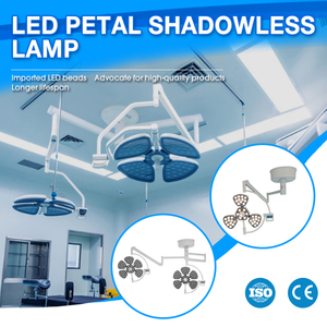 Nhanh chóng vận chuyển y tế đôi đầu trần gắn đèn hoạt động shadowless LED hoạt động phòng Ánh sáng phẫu thuật đèn nha khoa sử dụng - Product Image 5