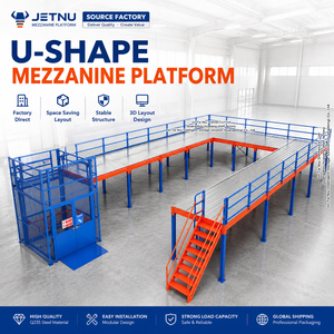 Custom Steel Loft Mezzanine Platform <strong>Racking</strong> <strong>for</strong> Warehouse <strong>Storage</strong> and Picking Area - Product Image 3